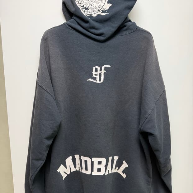 00s mad ball 빈티지 후드집업 / L 사이즈