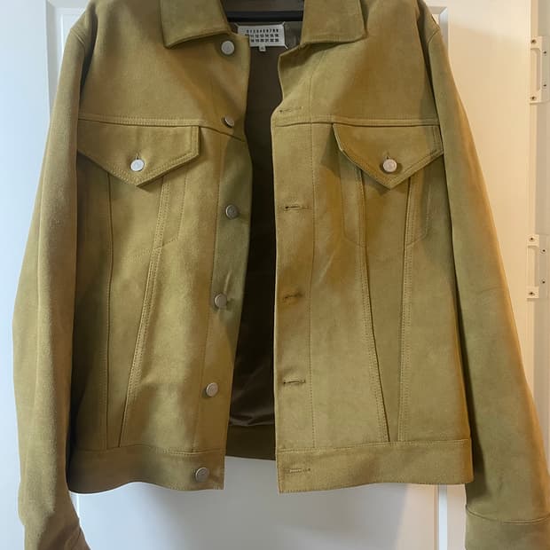 메종 마르지엘라 스웨이드 자켓