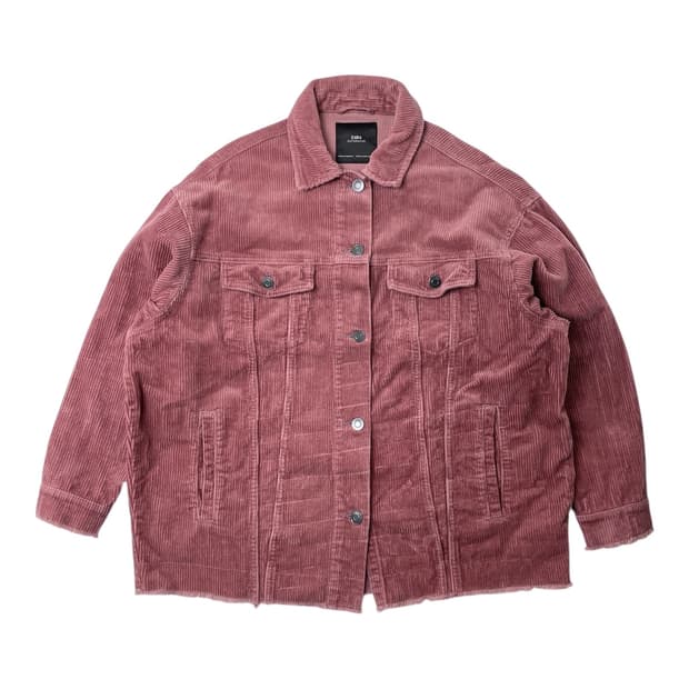 [중고] 자라 코듀로이 셔츠 자켓 USA M