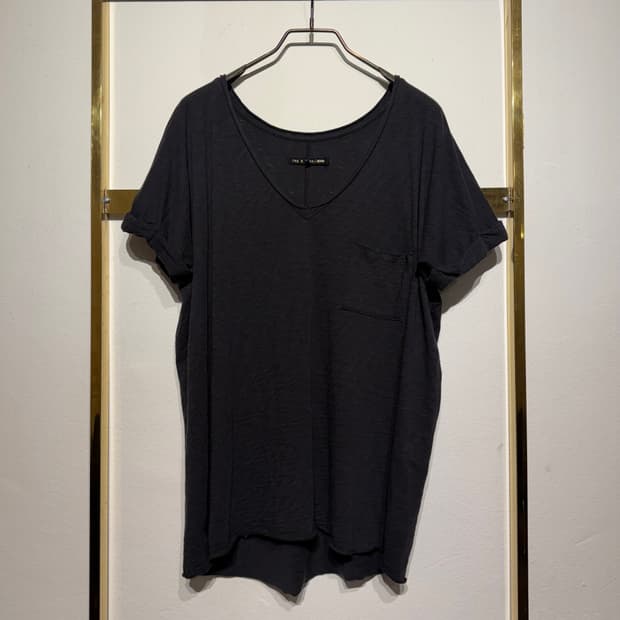 Rag&Bone 랙앤본 돌먼 슬리브 포켓 반팔티 S