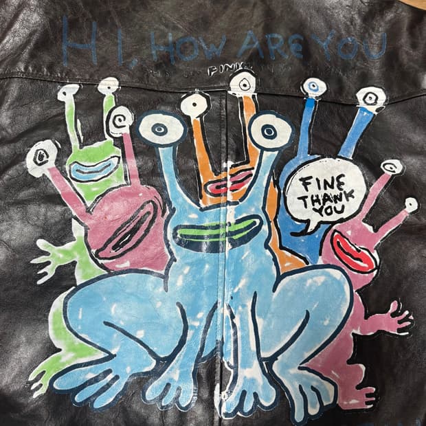 M)디스이즈네버댓 다니엘존스턴 레더 플라이트 자켓