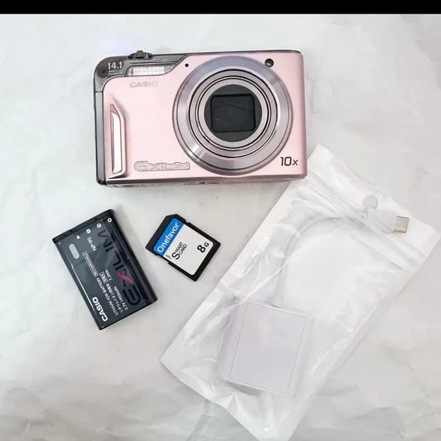 카시오 엑슬림 h15 핑크 츄디카 빈티지디카 