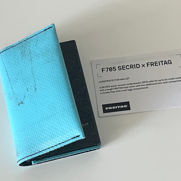 프라이탁 시크리드 Freitag Secrid F705 라이트블루