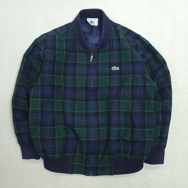 라코스테 체크 블루종 105