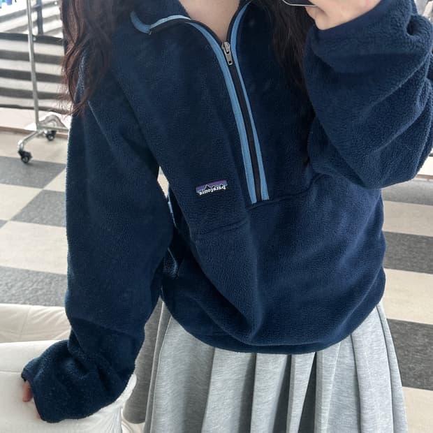 파타고니아 00s 네이비 신칠라 마수피얼 플리스 