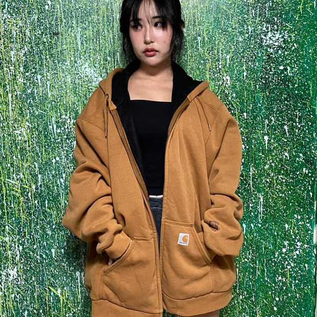 칼하트 된장 써멀 후드집업 XL