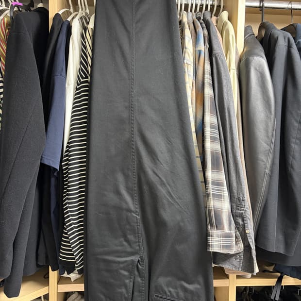 나나미카 와이드 치노 팬츠 34사이즈 블랙