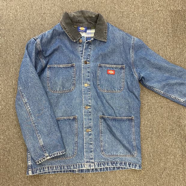 80s 디키즈 데님 워크 자켓