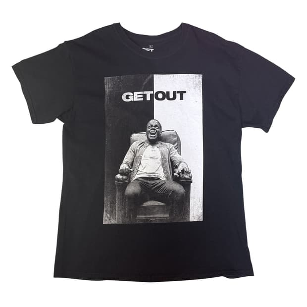 빈티지 영화 겟아웃 GETOUT 프로모션 티셔츠 L