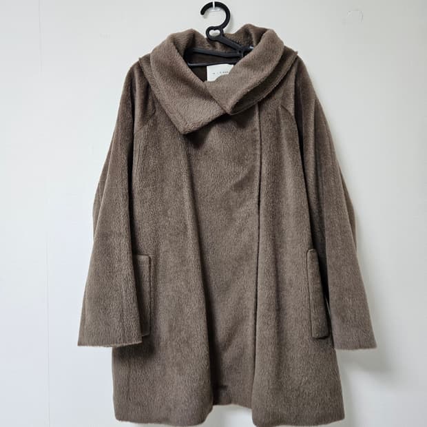 미샤 라마(알파카) 울 하프코트