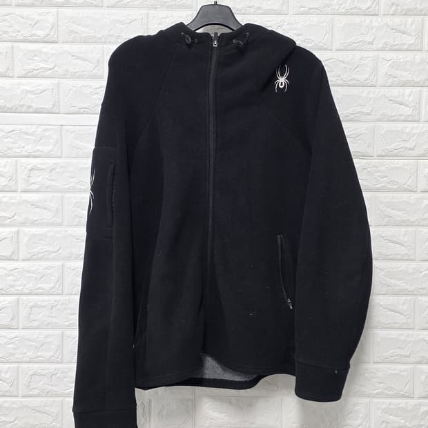 택포_ 스파이더 후드집업 플리스 XL