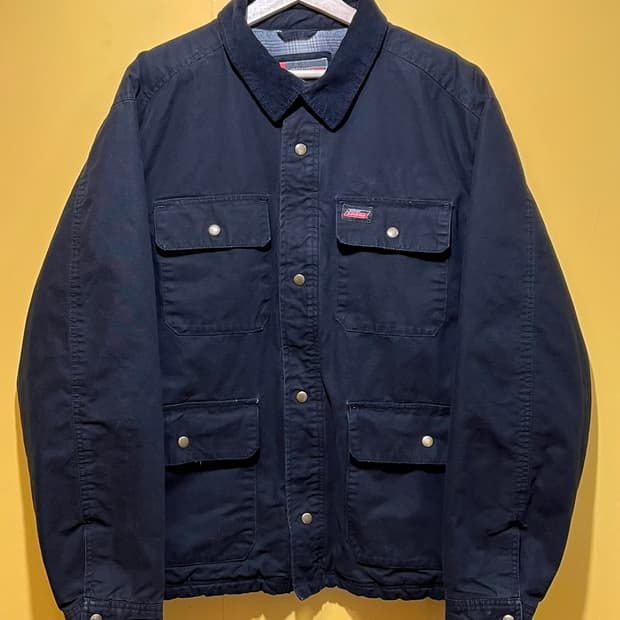 00s [3XL] 디키즈 플란넬 라이닝 헤비웨이트 덕 워크 자켓