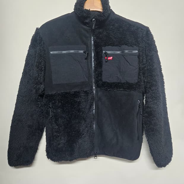 리바이스 쉐르파 플리스 자켓 블랙 S