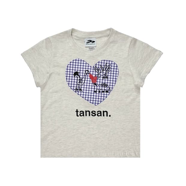 철님보석함x탄산 마그네슘 세마리 반팔 아이보리