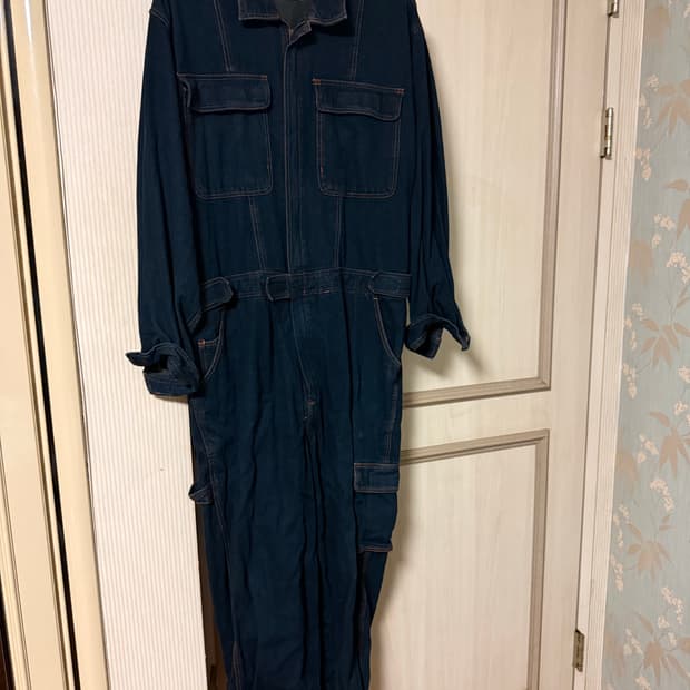 데님 점프슈트