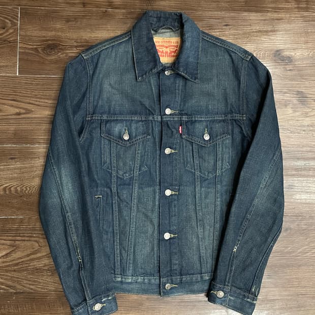 리바이스 트러커 데님 자켓 청자켓