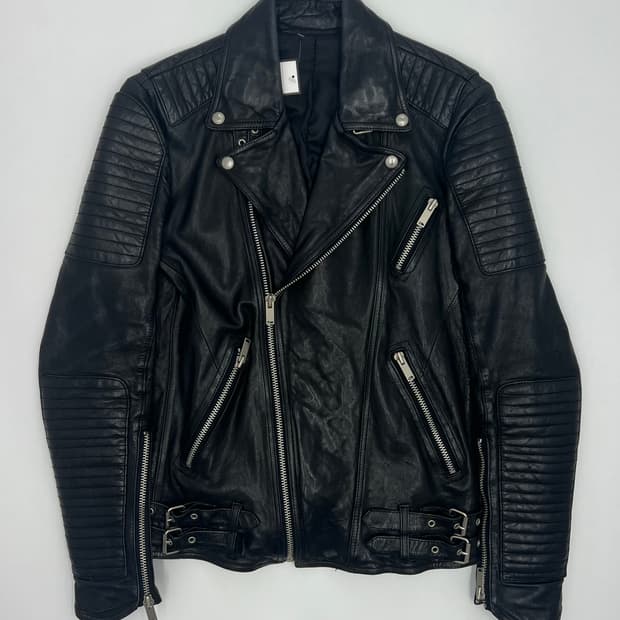 빈티지 우먼 양 가죽자켓