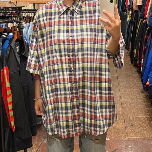 [HI] 폴로 랄프로렌 반팔 체크셔츠
