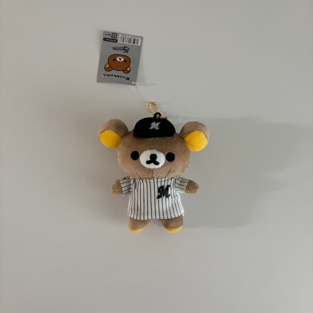 리락쿠마 일본 프로야구 시리즈 인형 키링