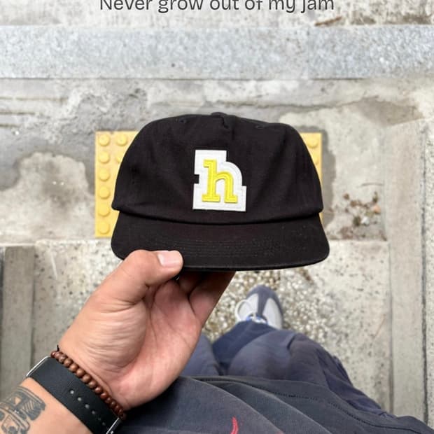 크래커하우스 House cap (Black)