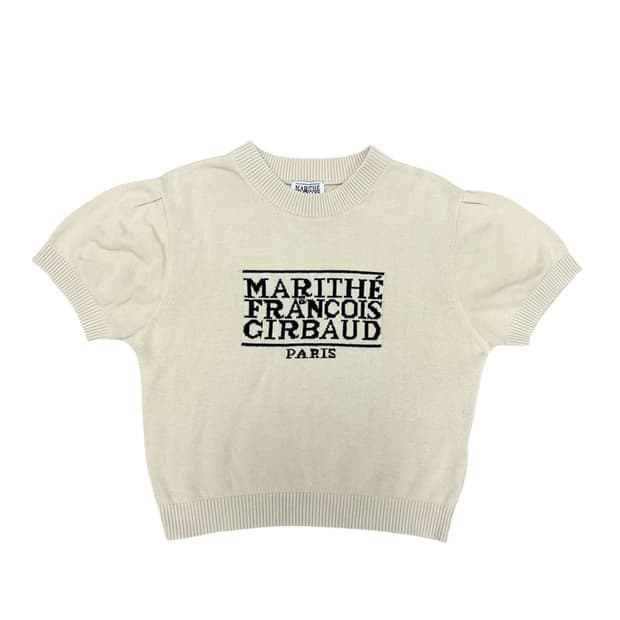 마리떼 반팔 퍼프 니트(OS)