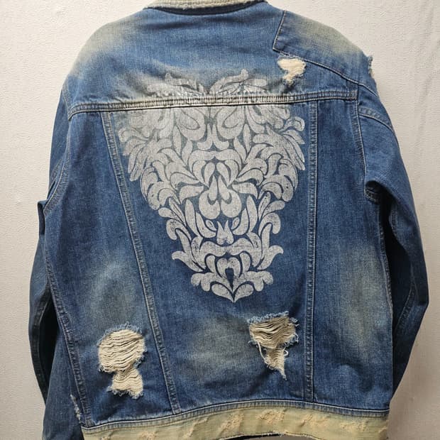 탱커스 TANKUS 데님 빈티지 청자켓 M