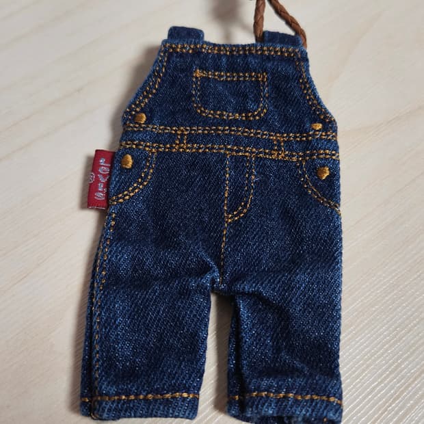희귀]Levi's리바이스 데님 미니 멜빵바지 카드지갑/청바지데님진