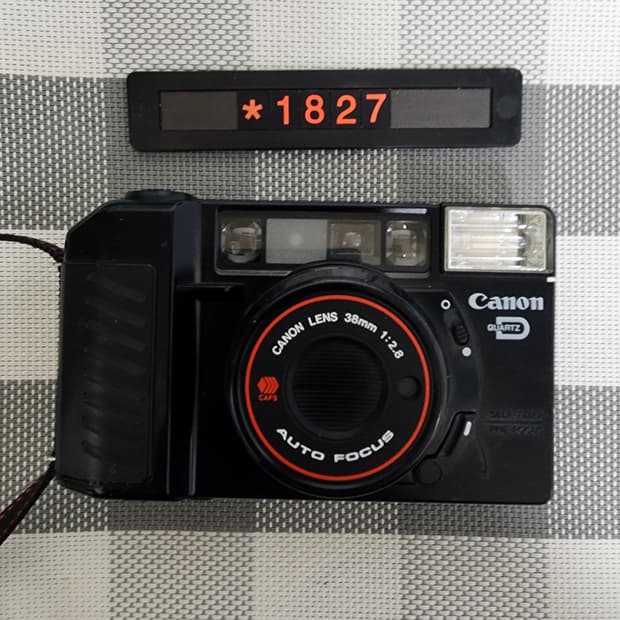 캐논 오토보이 2 데이터백 필름카메라