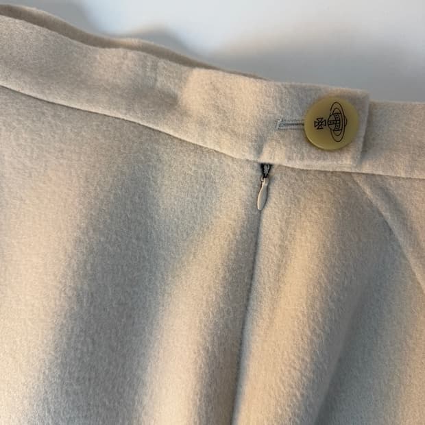 비비안웨스트우드 앵글로매니아 비대칭 울 스커트 