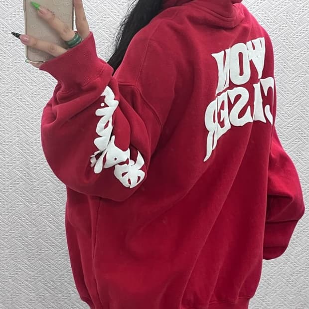 원체이서 빈티지 스트릿 레트로 고딕 기모 후드티 3 C08936