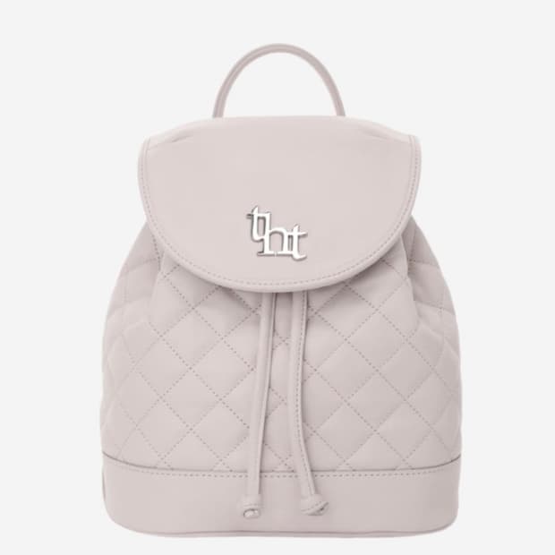 쓰리타임즈 아콘 백팩 핑크 아콘백 미니 퀼티드 퀼팅 threetimes