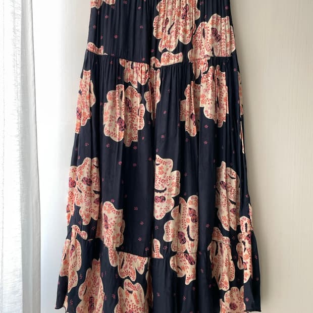 빈티지 스커트 페이즐리 / 모리걸 하구미