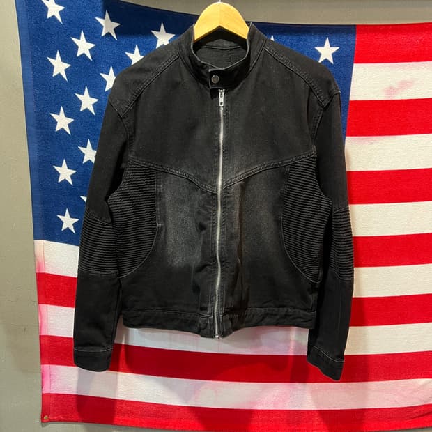 차이나카라 블랙데님 자켓