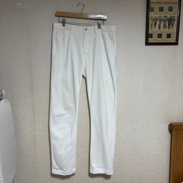 폴로 랄프 로렌 화이트 치노 34/34