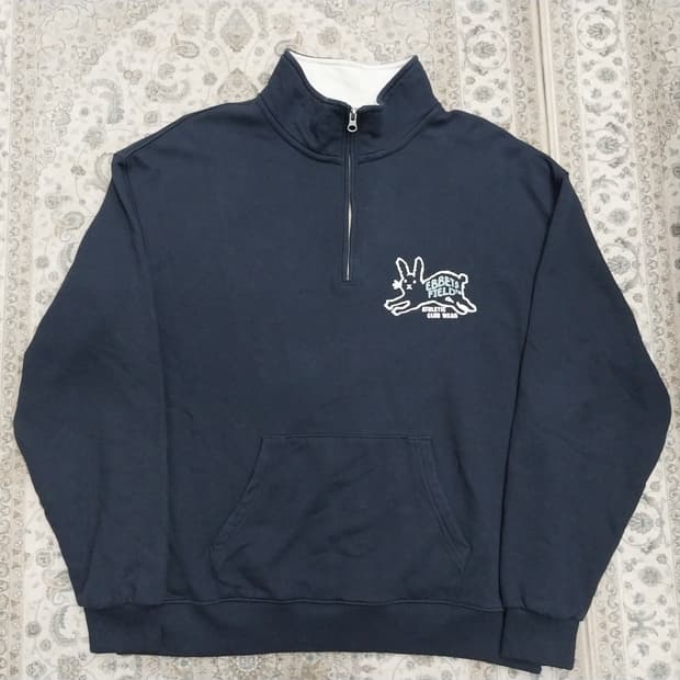 EBBETS FIELD 래빗 하프집업 네이비 M