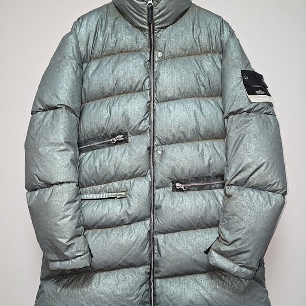 스톤아일랜드 쉐도우프로젝트 나일론 메탈릭 미스트 패딩