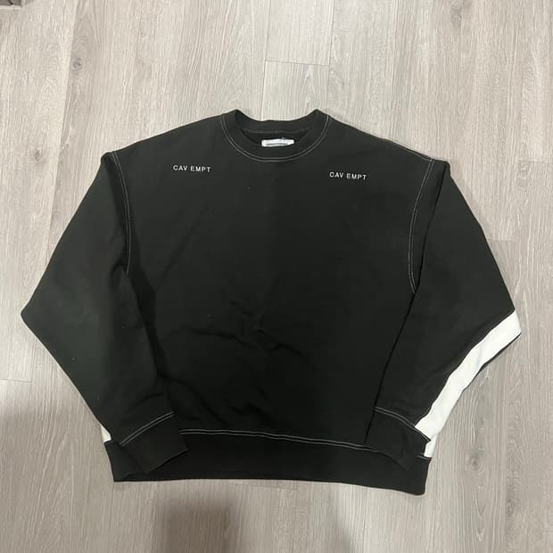 카브엠트 솔리드 크루넥 #2 블랙 L