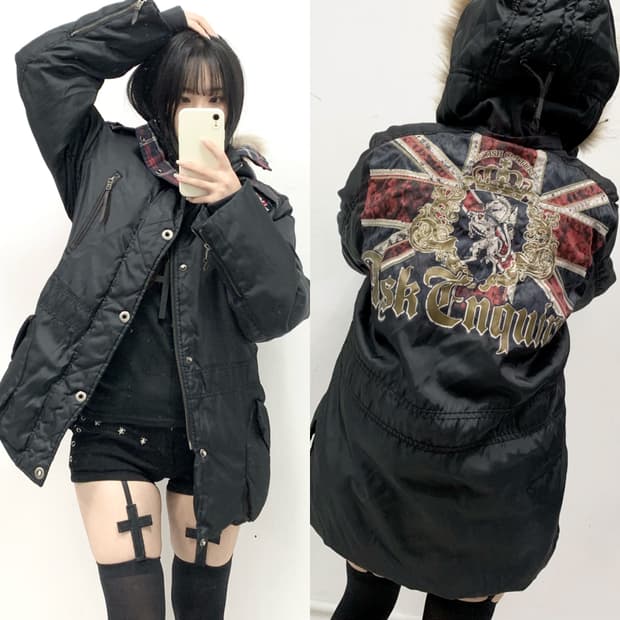 [ASK] 에스크 유니언잭 영국기 울프죠 패딩