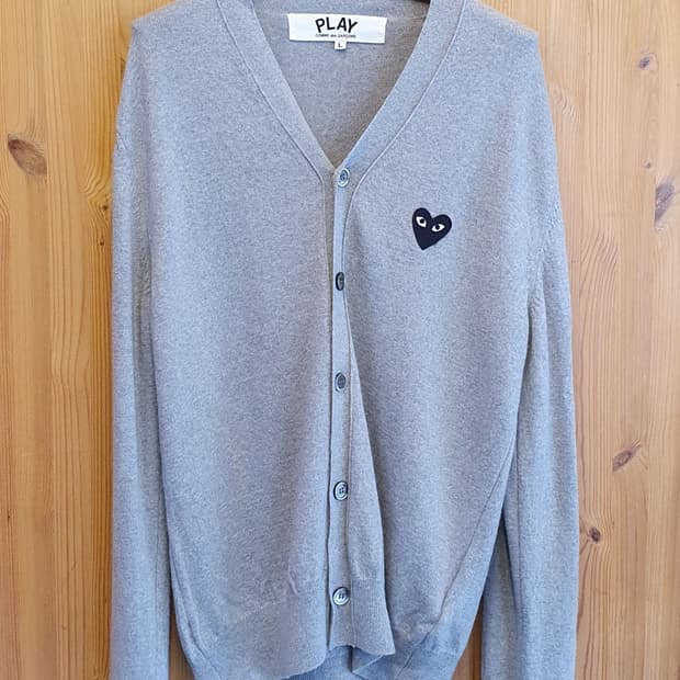 100.꼼데가르송 울 가디건