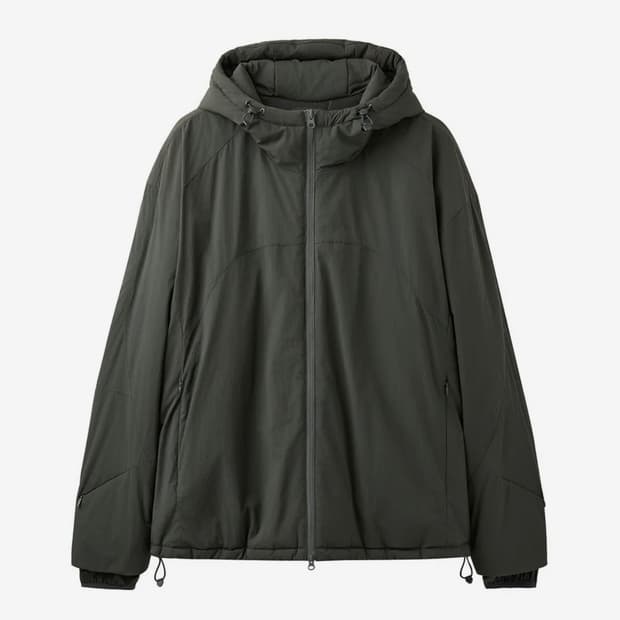 아르반 라이트 쉘 패디드 자켓 브라운 4사이즈 