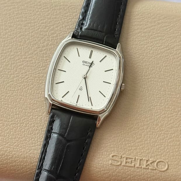 Seiko 세이코 쿼츠 스퀘어 1980
