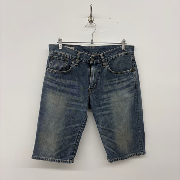 에드윈 빈티지 청바지 데님 반바지 5부 33in