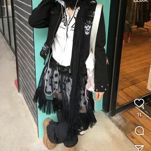 버테클 코디셋 도트팬츠 + 벨트