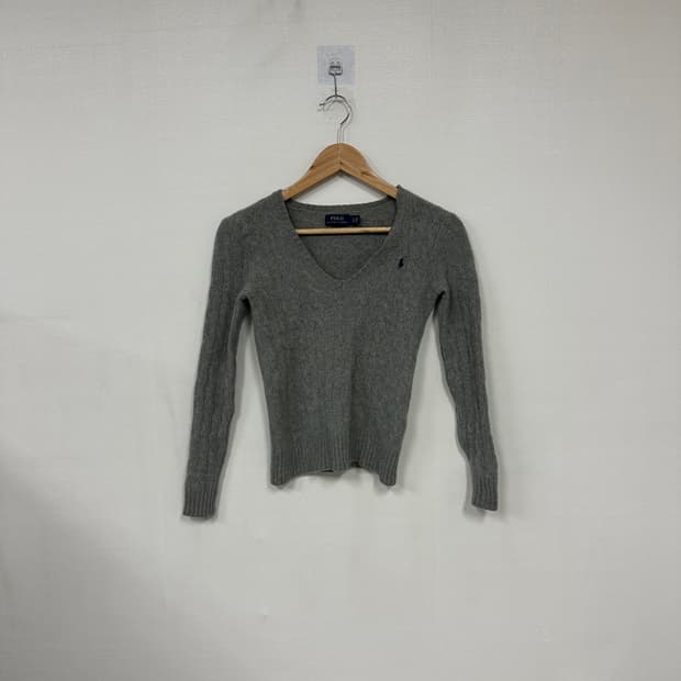 폴로랄프로렌 브이넥 니트S