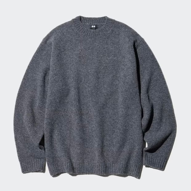 유니클로 수플레얀크루넥스웨터