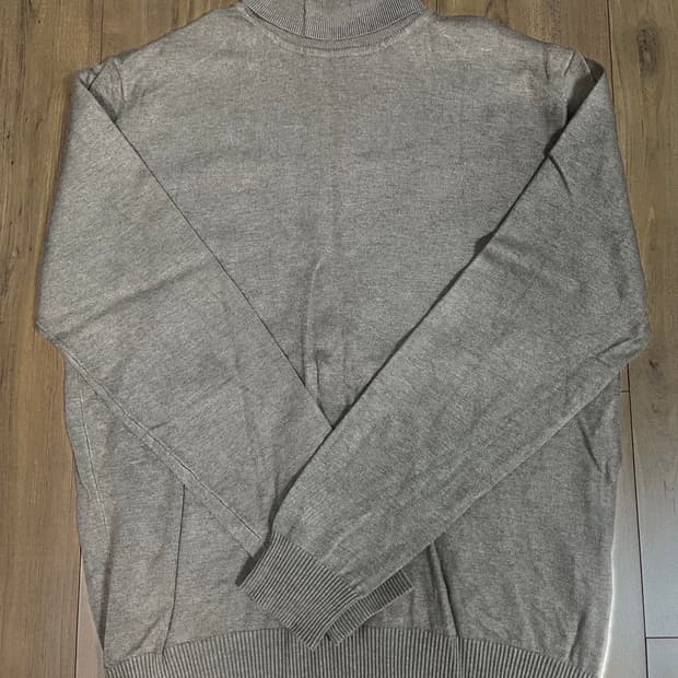 터틀넥 무지 니트