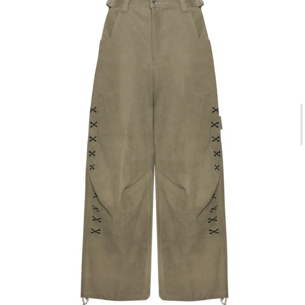 [새상품] (3) 카미엔 X 아오이로 247 워크 팬츠