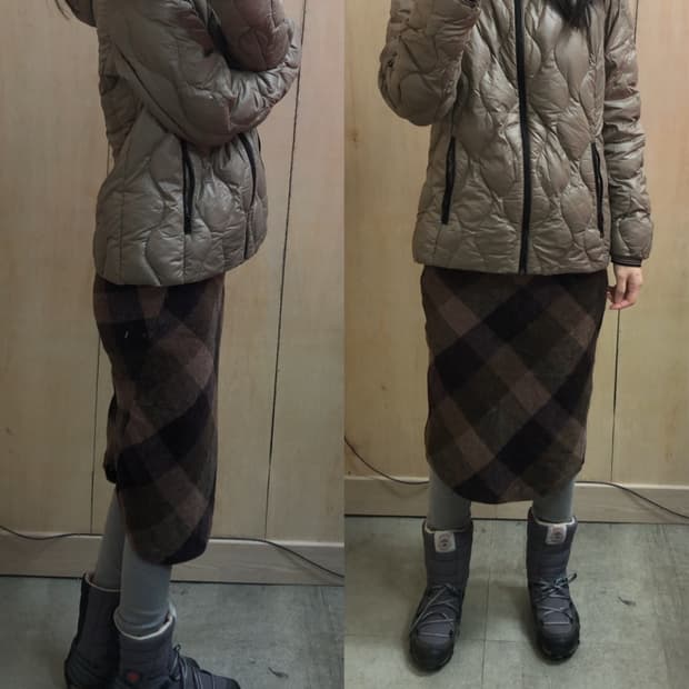 [직수입] 빈티지 패딩 브라운