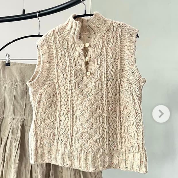 케이블 레이어드 조끼