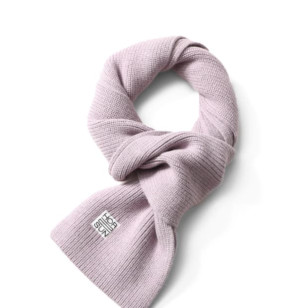 홀리선 울 니트 머플러 라벤더